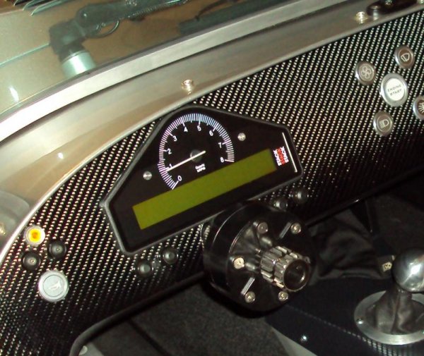 Stack Dash on a carbon fiber dash - doesn't get better than this.