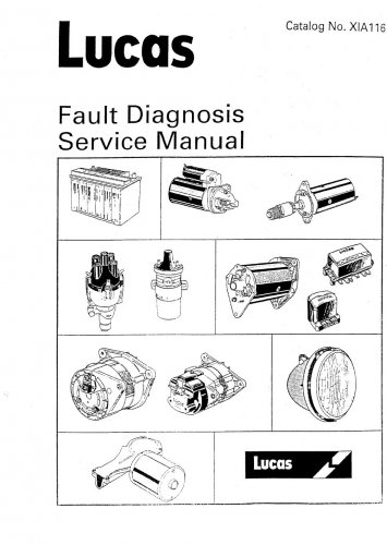 More information about "Lucas Fault Diagnosis Manual"