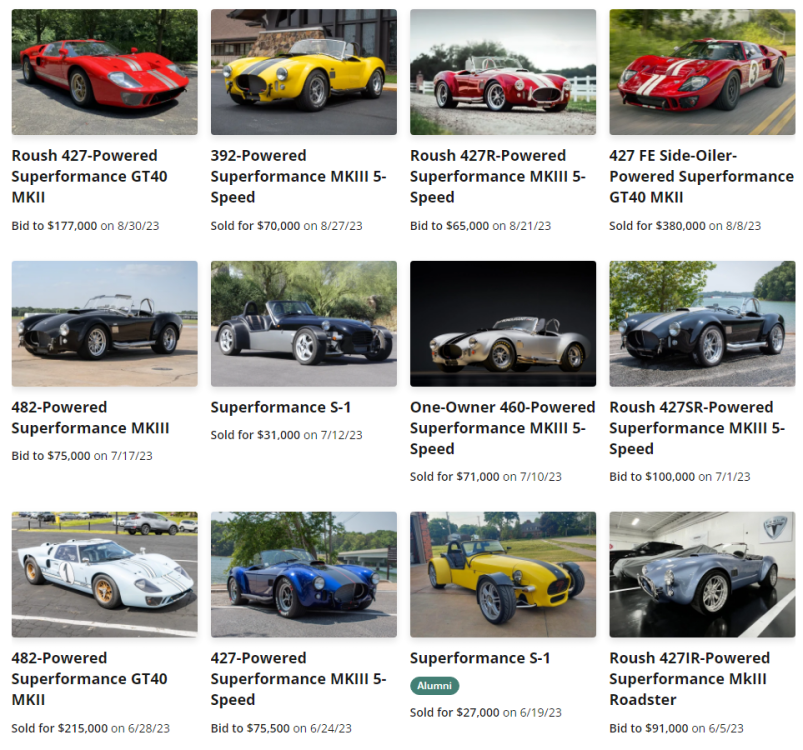 Superformance For Sale - BaT Auctions.png
