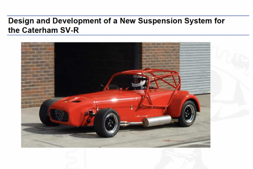 More information about "Caterham CSR - Multimatic Suspension Development Overview"