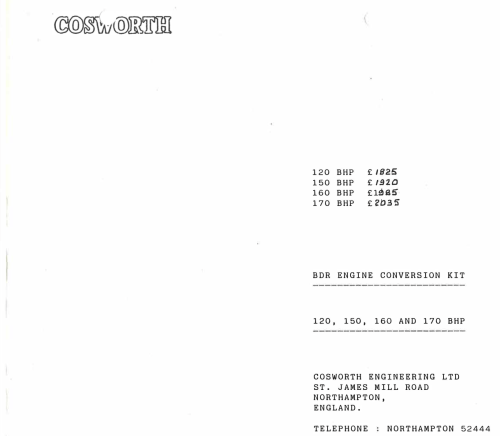 More information about "Cosworth - Ford Kent to BDR Conversion Guide"